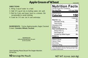 Apple Cream of Wheat