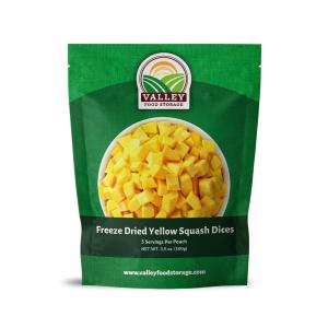 Freeze Dried Yellow Squash Dices - 10 Pack