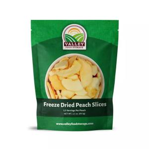Freeze Dried Peach Slices - Single Pouch