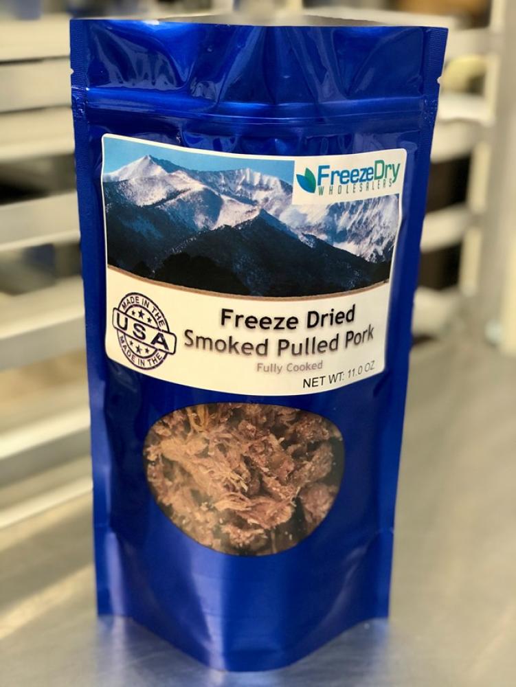 Freeze Dried Fully Cooked Smoked Pulled Pork
