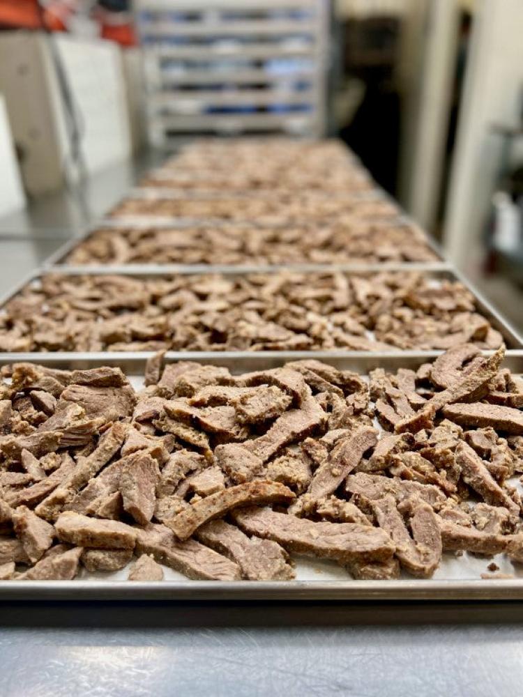 Freeze Dried Fully Cooked Beef Fajita Strips