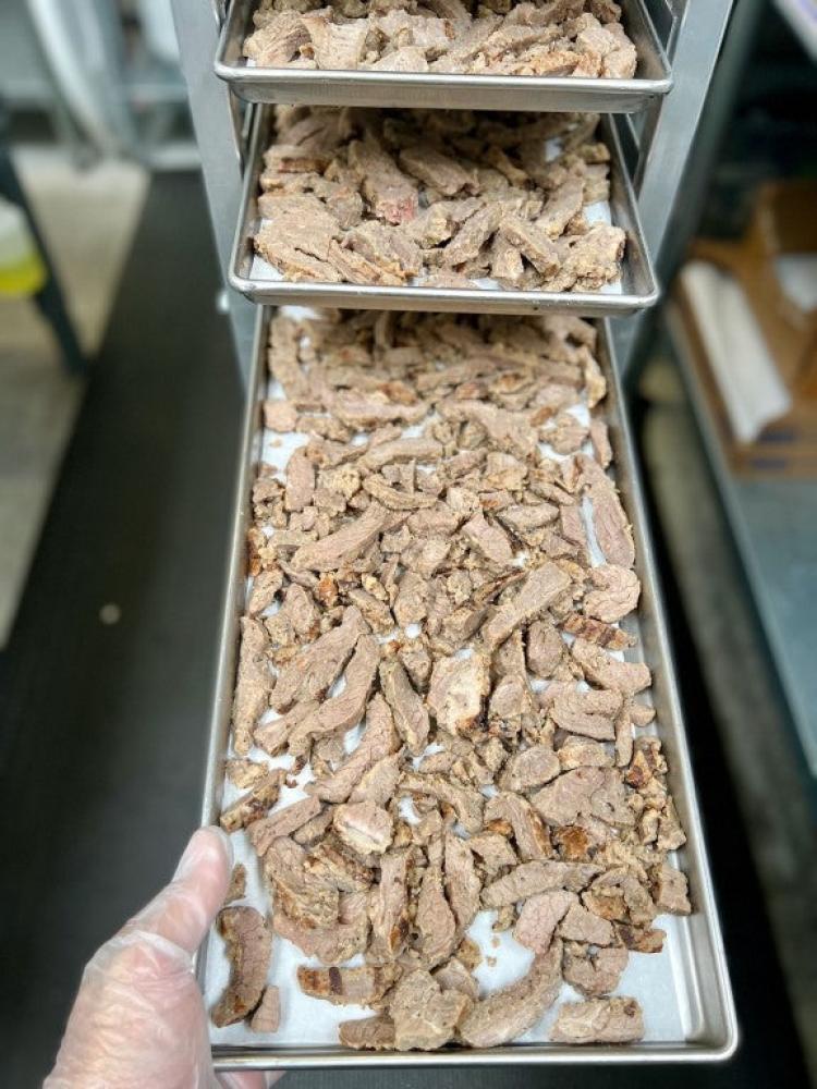 Freeze Dried Fully Cooked Beef Fajita Strips
