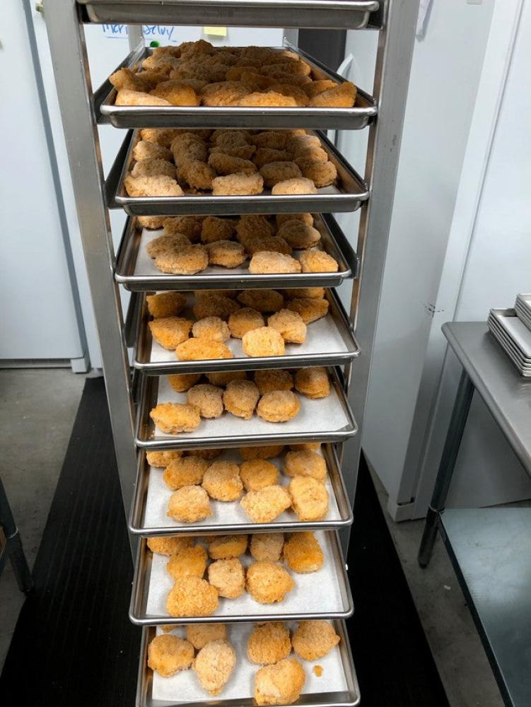 Freeze Dried Cooked Panko Breaded Chicken Nuggets