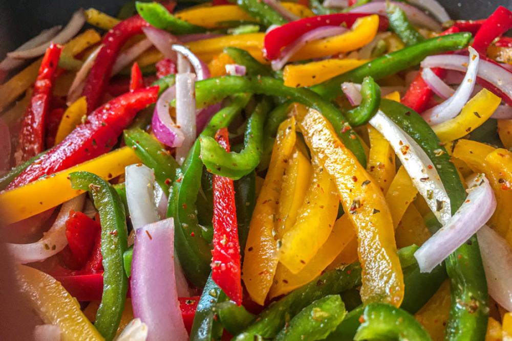 Freeze Dried Peppers and Onions / Fajita Mix