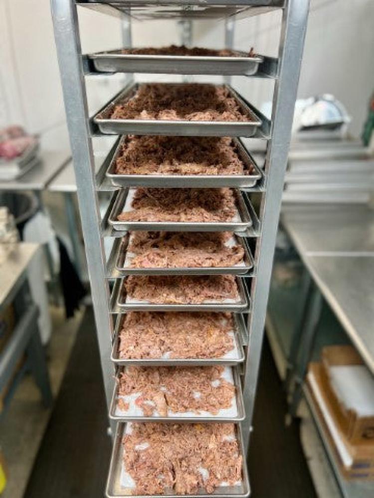 Freeze Dried Fully Cooked and Lightly Seasoned Shredded Beef