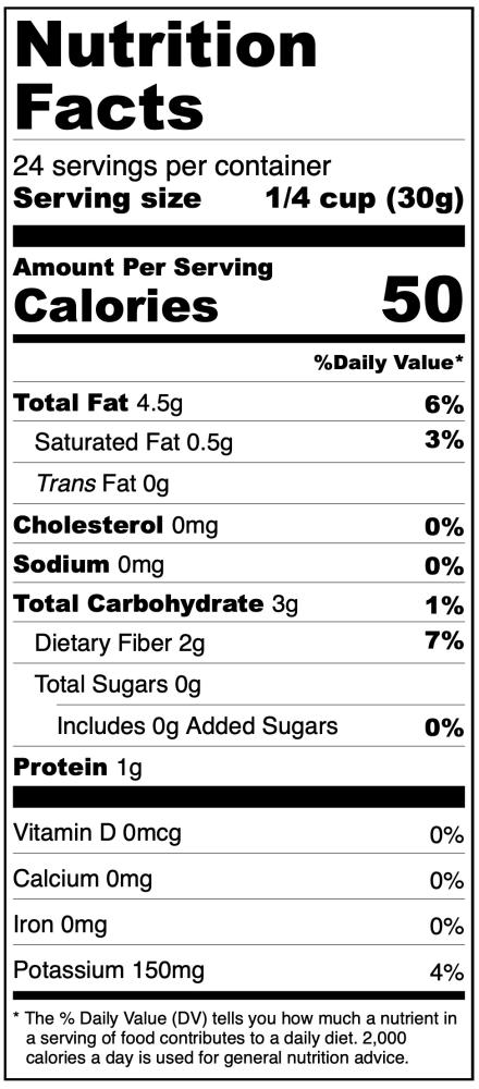 Freeze Dried Sliced Fresh Avocado
