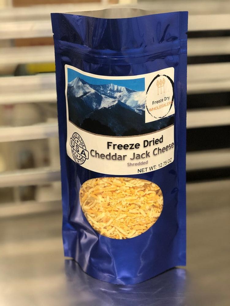 Freeze Dried Shredded Cheddar Jack Cheese
