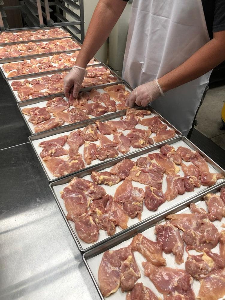 Freeze Dried Uncooked Chicken Thighs