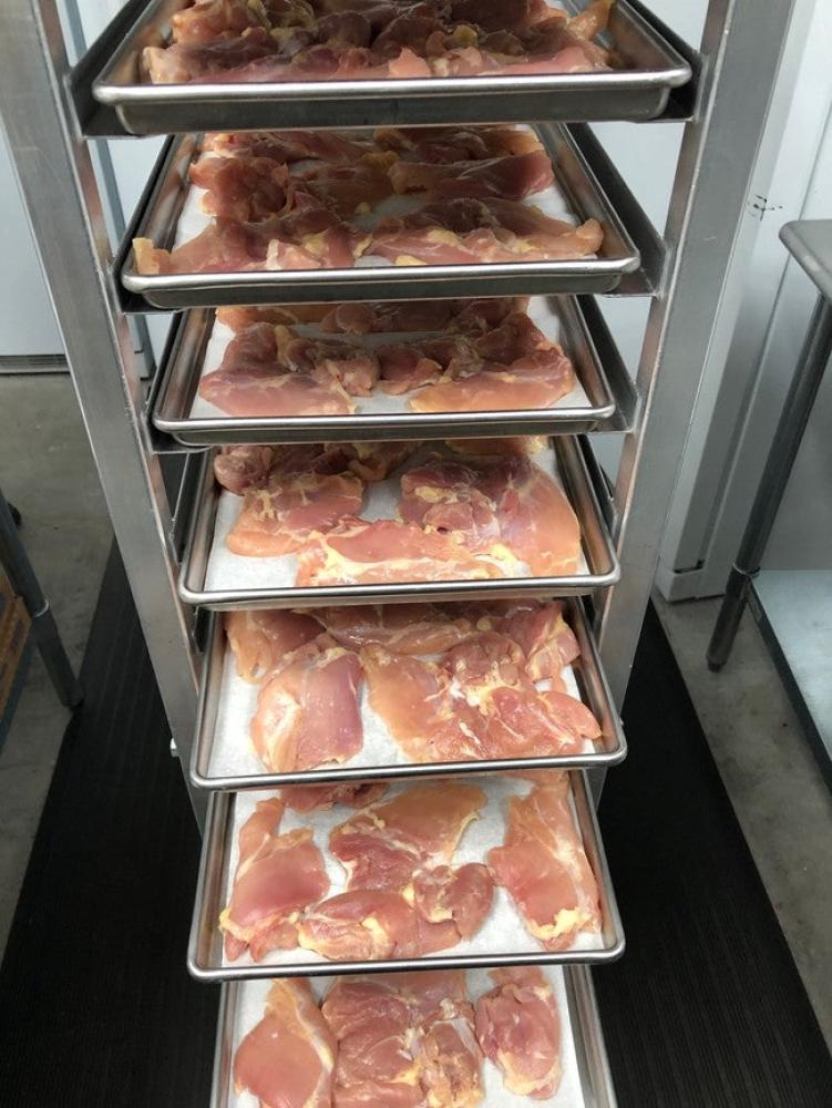 Freeze Dried Uncooked Chicken Thighs