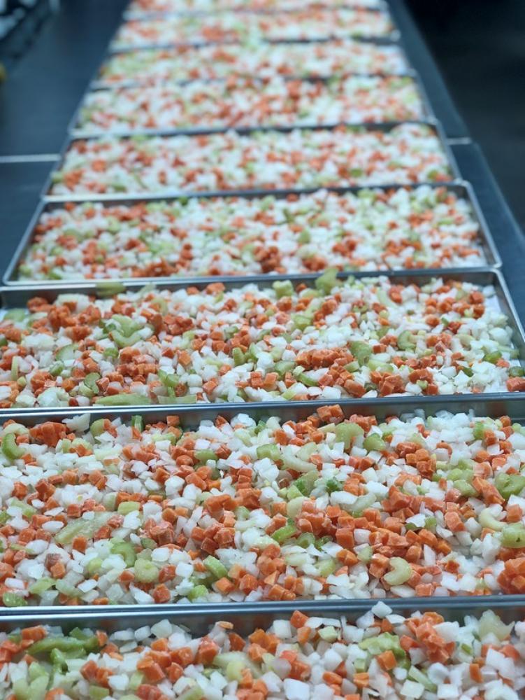 Freeze Dried Mirepoix - (Diced Onions, Carrots, and Celery)