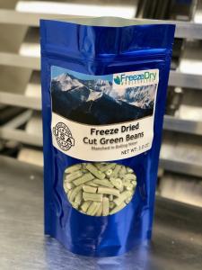 Freeze Dried Cut Green Beans - (Blanched)