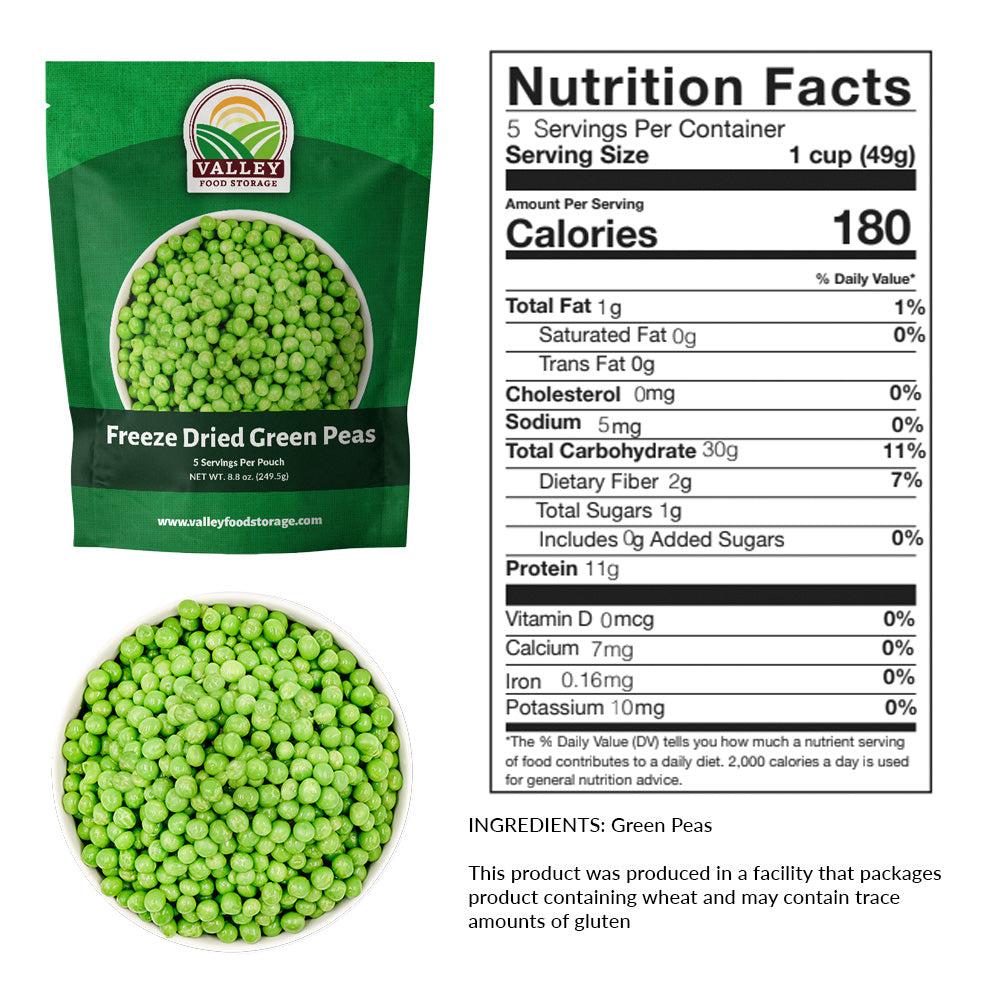 Freeze Dried Green Peas 1 pack