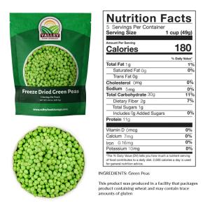Freeze Dried Green Peas 1 pack