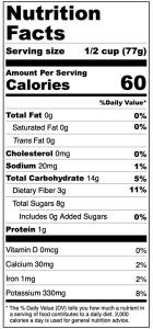 Freeze Dried Roasted Sweet Potatoes