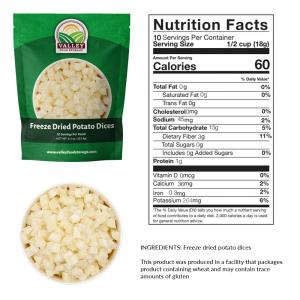 Freeze Dried Potato Dices Single Pack