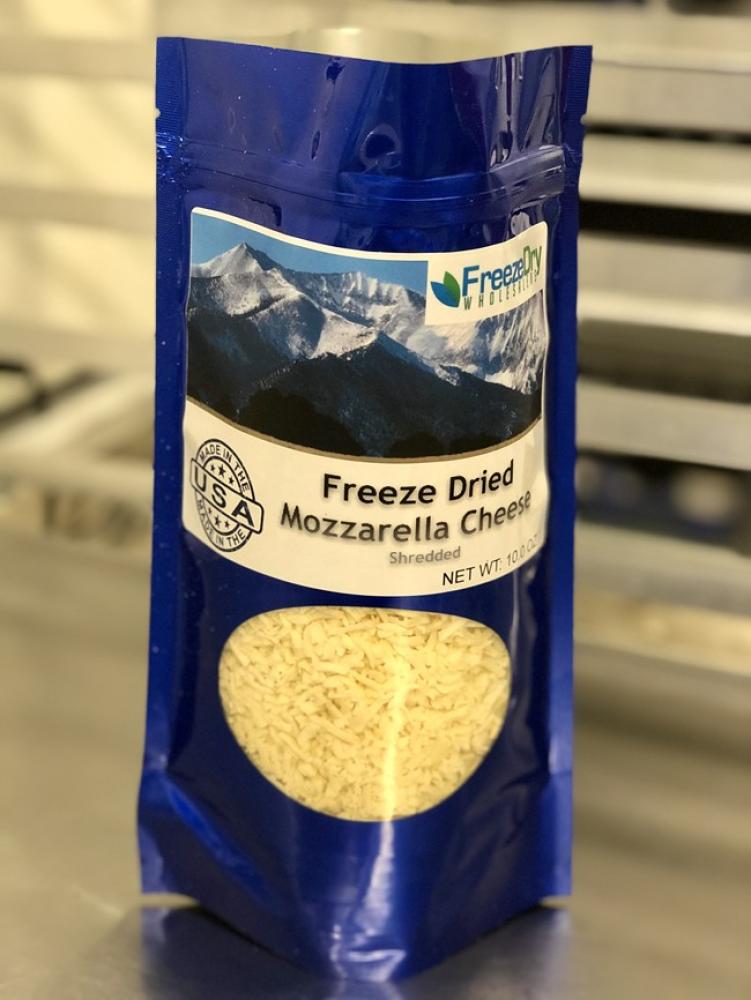 Freeze Dried Shredded Part-Skim Mozzarella Cheese