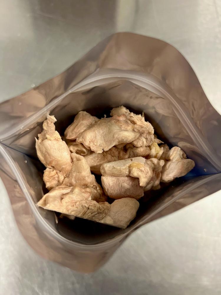 Freeze Dried Uncooked Diced Chicken Thighs