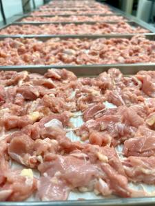 Freeze Dried Uncooked Diced Chicken Thighs