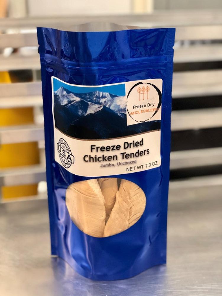 Freeze Dried Uncooked Chicken Tenders