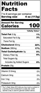 Freeze Dried Uncooked Chicken Tenders