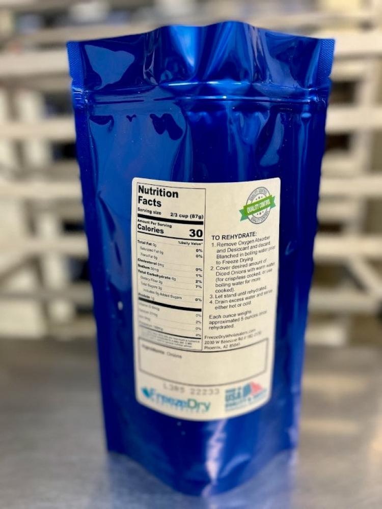 Freeze Dried Fully Cooked Diced Onions