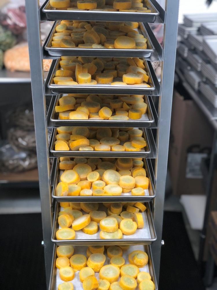 Freeze Dried Sliced Yellow Squash - (pre-blanched)