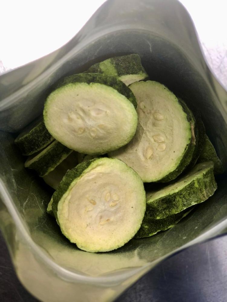 Freeze Dried Sliced Zucchini - (pre-blanched)