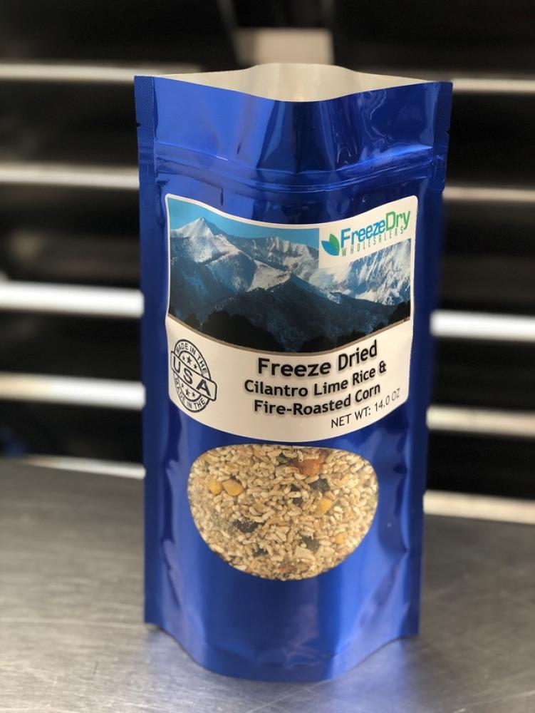 Freeze Dried Cilantro Lime Rice and Fire-Roasted Corn Fiesta
