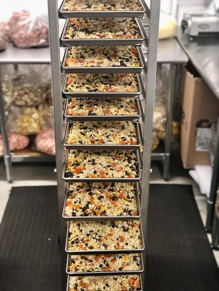 Freeze Dried Cilantro Lime Rice and Fire-Roasted Corn Fiesta