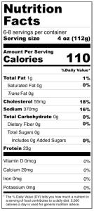 Freeze Dried Uncooked Chicken Breast Strips