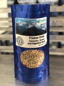 Freeze Dried Israeli Couscous, Red Quinoa and Vegetables