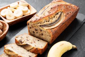 Freeze Dried Banana Walnut Pound Cake