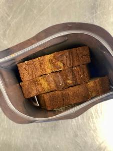 Freeze Dried Banana Walnut Pound Cake