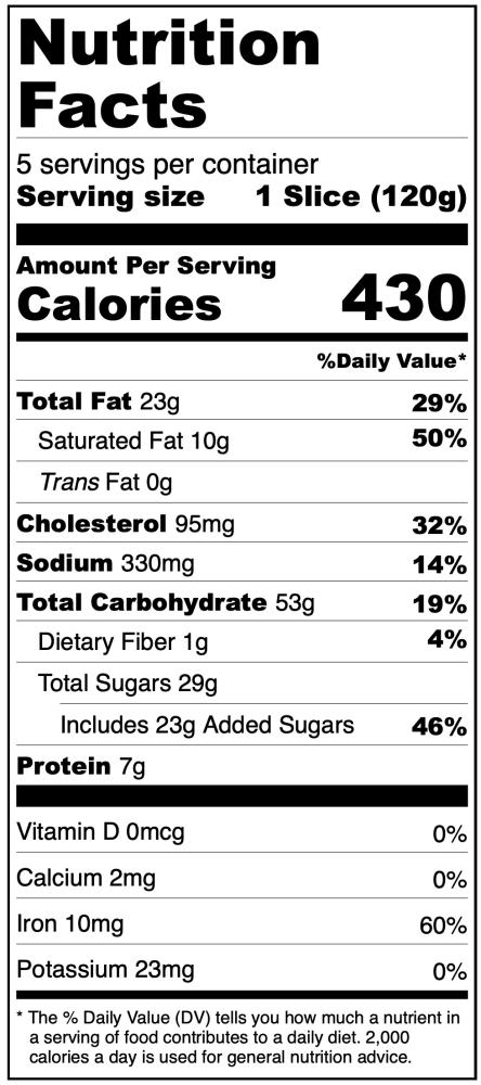 Freeze Dried Banana Walnut Pound Cake