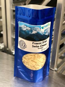 Freeze Dried Shredded Swiss Cheese