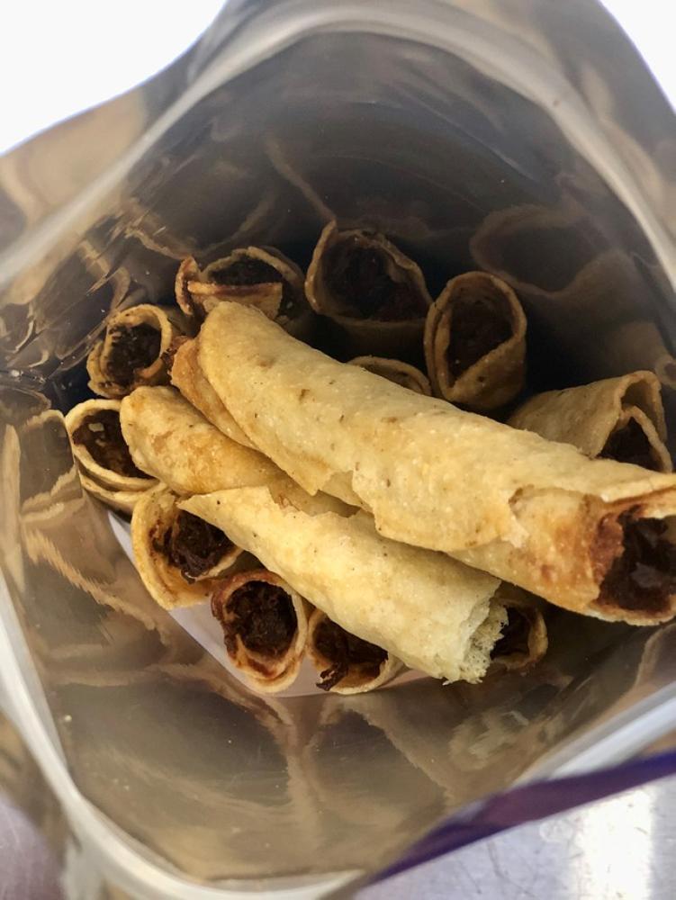 Freeze Dried Fully Cooked Shredded Chicken Taquitos