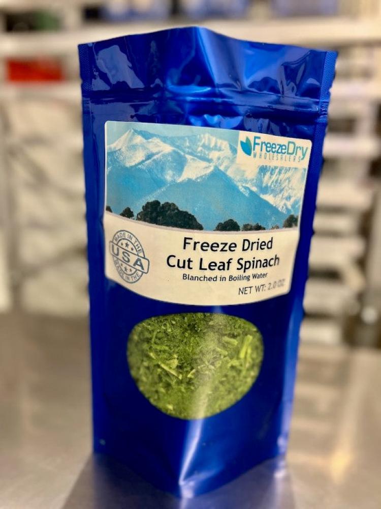 Freeze Dried Cut Leaf Spinach