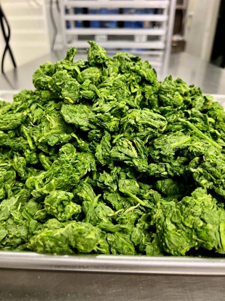Freeze Dried Cut Leaf Spinach