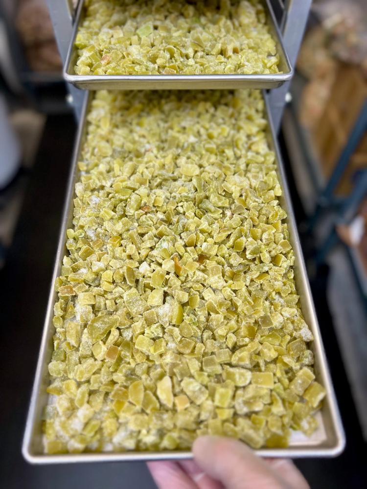 Freeze Dried Diced Green Bell Peppers