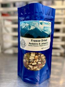 Freeze Dried Roasted Redskin Potatoes and Jalapeños