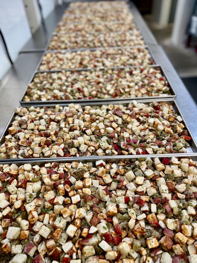 Freeze Dried Roasted Redskin Potatoes and Jalapeños