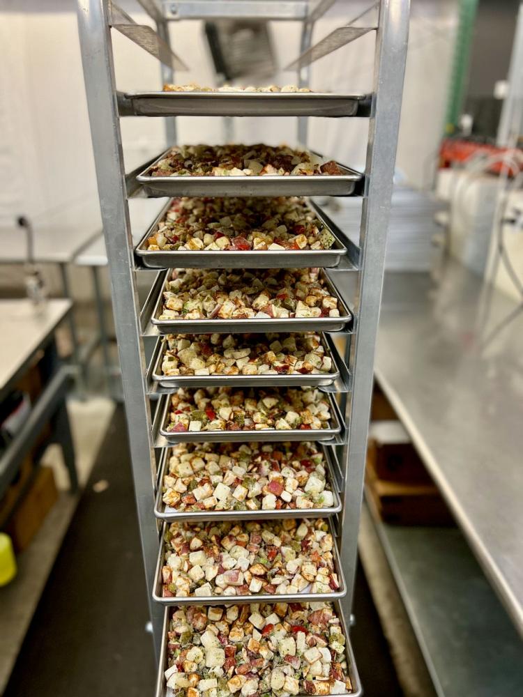 Freeze Dried Roasted Redskin Potatoes and Jalapeños