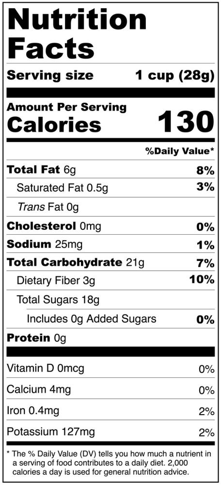 Freeze Dried Apple Chips