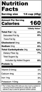 Freeze Dried Long Grain Brown Rice