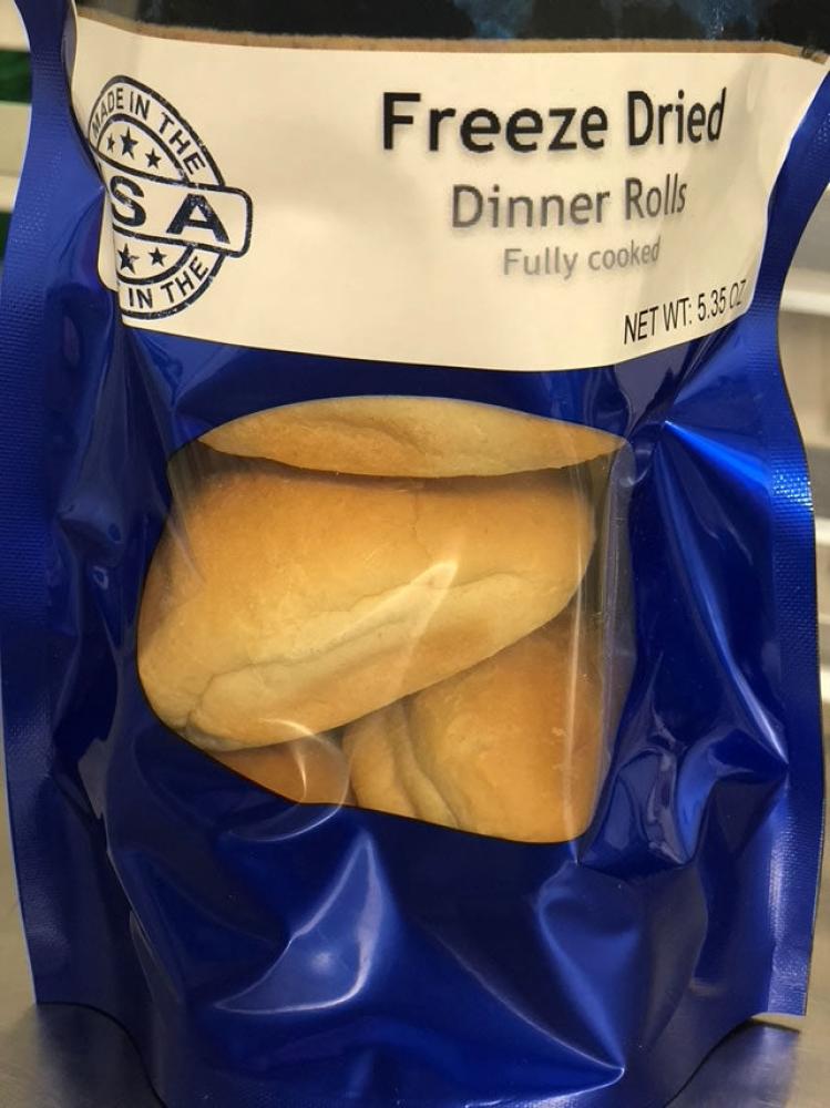 Freeze Dried Dinner Rolls