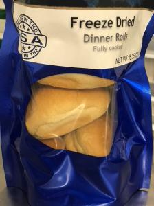 Freeze Dried Dinner Rolls