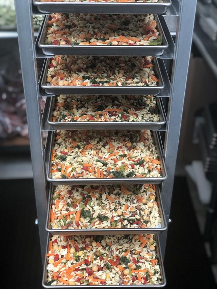 Freeze Dried Multi-Grain Orzo, Garbanzo and Kale