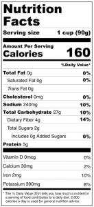 Freeze Dried Exotic Grains and Fire Roasted Vegetables