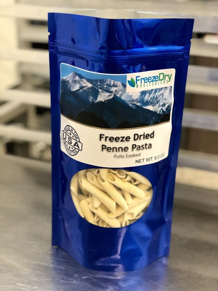 Freeze Dried Fully Cooked Penne Pasta