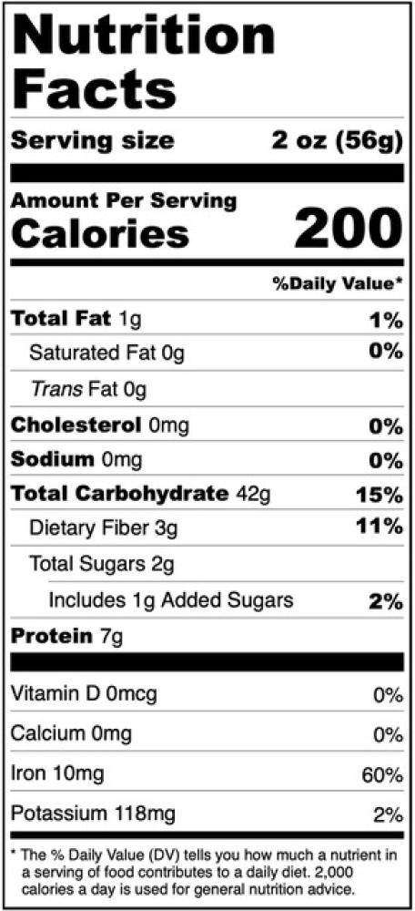 Freeze Dried Fully Cooked Penne Pasta